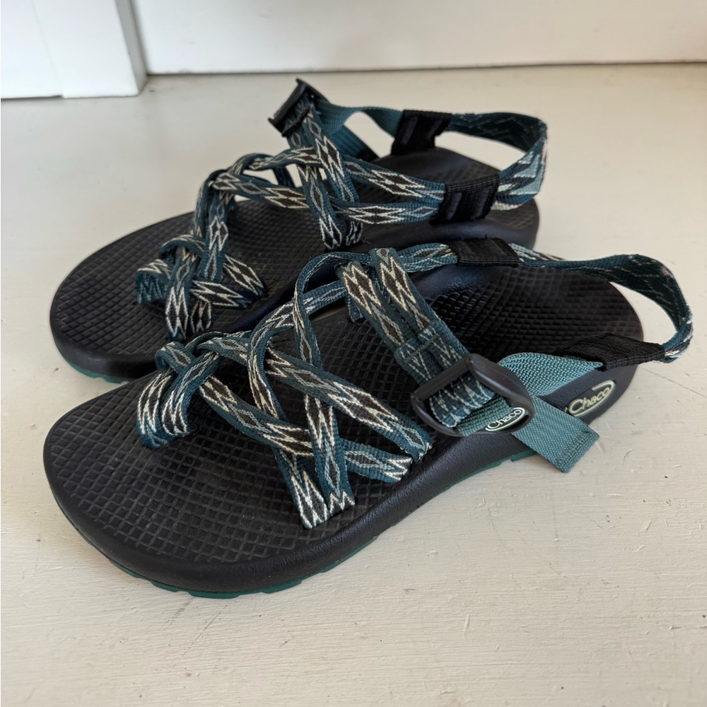 Chaco ZX/2 sandals in the Angular Teal‎ size women’s 6